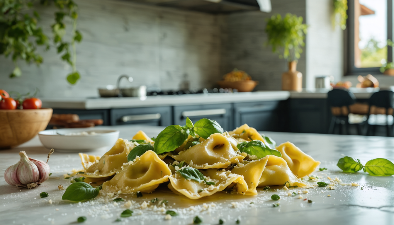 Agnolotti del Plin: Meisterwerk aus dem Piemont – Traditionelle Handwerkstechnik und kulinarische Perfektion